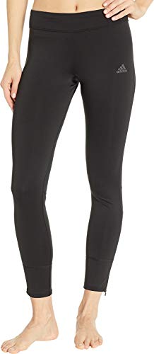 adidas Womens Running Response Long Tight, Black/Black, X-Small