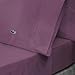 Lacoste 100% Cotton Percale 3-Piece Sheet Set – Cool, Crisp, Matte, and Durable, Oeko-Tex Certified – Solid, Plum, Twin XL