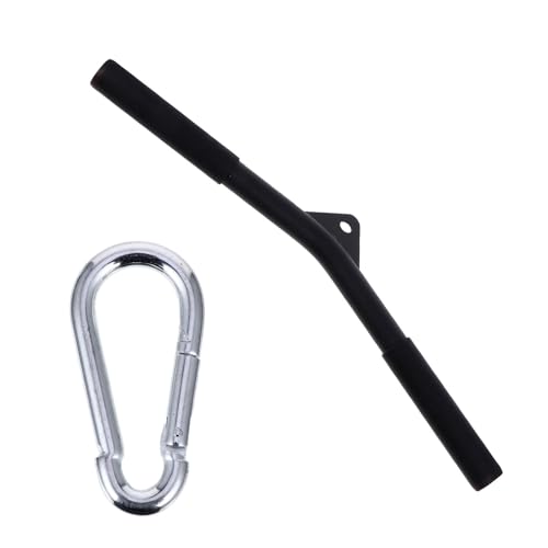 LOEFLIFA Barra per Esercizi Fitness 50 Cm in Acciaio Nero