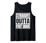 straight outta first grade graduation gifts 2025 1st grade canotta