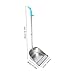 PRETYZOOM Industrial Grade Stainless Steel Dustpan Shovel Heavy Duty Large Capacity for Indoor Outdoor