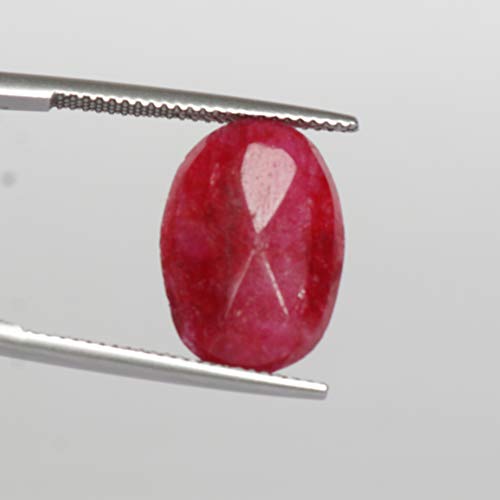 GEMHUB Rubino rosso taglio ovale 7,60 carati