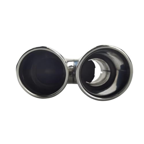 Tuyaux à double embout d'échappement inox 304 type H entrée 51mm gauche