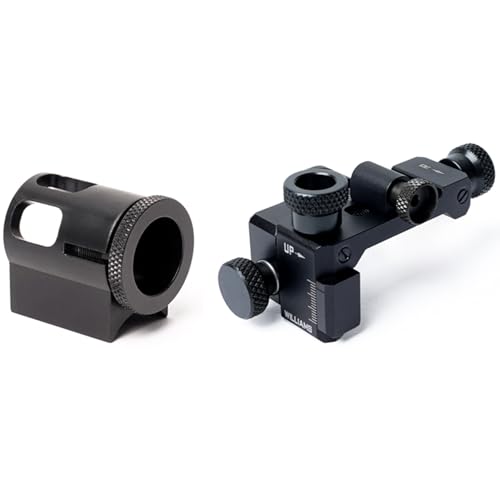 Williams Western Precision Fool Proof (FP) Series Micro-Adjust Sight Set for Precise Adjustments - Rear Peep & Skeletonized Front Globe - Thompson Center Encore, Pro Hunter & Omega (609211)
