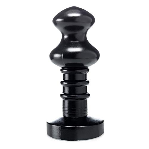 Plug anal XXL Hummm noir 18cm en matériau rigide premium HardToys