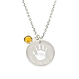 Actual Handprint Engraved...