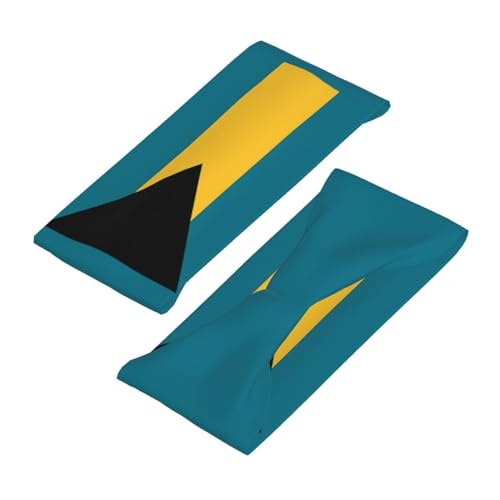 Image of Cute Flag Headbands Women Men Flag Sweatband Sports Headband for Running, Cycling, Yoga Gym, Working Out