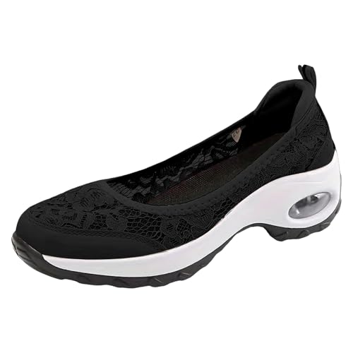 Women's Breathable Running Shoes Slip on Fashion Sneakers for Women Mesh Walking Casual Shoes Orthopedic Outdoor Jogging Workout Athletic Gym Training Lightweight Comfort Sneakers