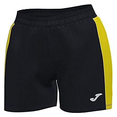 Joma Women's Black-Yellow Maxi Trousers Cover
