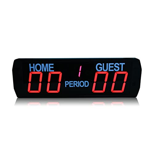 Marcador Electrónico Digital LED Portátil para Deportes Indoor