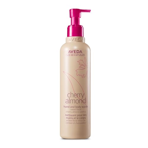 Aveda Cherry Almond Hand & Body Wash |with Sweet Almond Oil, Cherry Blossom Extract | Sweet Floral Aroma of Tonka Bean, Certified Organic Orange, Ylang Ylang