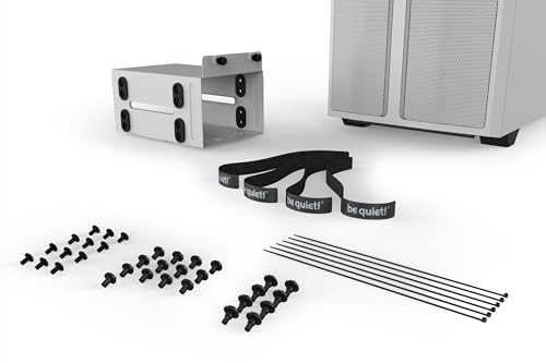 Pure Base 500DX White PC case, 3 ventole preinstallate Pure Wings 2 140mm, pannello frontale e superiore studiati per massimo airflow, ARGB, USB 3.2 Gen2 Type C, supporta radiatori da 360mm - Case PC - Immagine 8