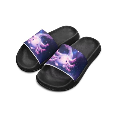 Girls Slides Sandals Anti Slip Shower Pool Sandal Ultra Comfy Open Toe Slippers for Indoor Outdoor Little Kid/Big Kid