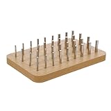 WRITWAA Planche à Picots en Bois pour Rééducation Main et Doigts, Entraînement Coordination Œil-main, Motricité Fine, Matériel Ergothérapie Solide, Usage Professionnel et Domicile