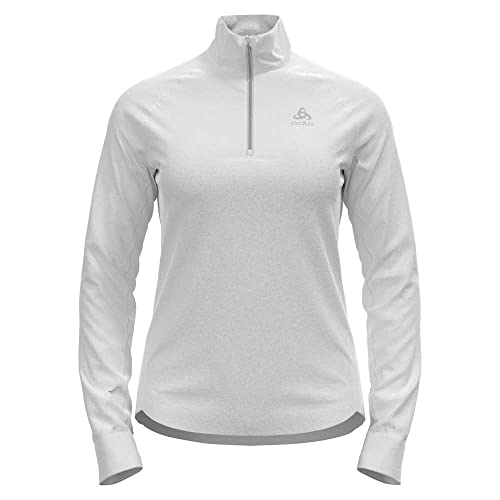 Odlo Fleecepullover Damen Berra I Midlayer mit Halbreißverschluss I Langarm Wandershirt – Ansicht 2