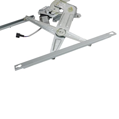 Image of TRQ Rear Driver Side Power Window Motor and Regulator Assembly Power Compatible with 02-08 Dodge Ram 1500 Crew Cab 06-09 Ram 2500 Crew Cab 03-05 2500 06-09 3500 03-05 3500