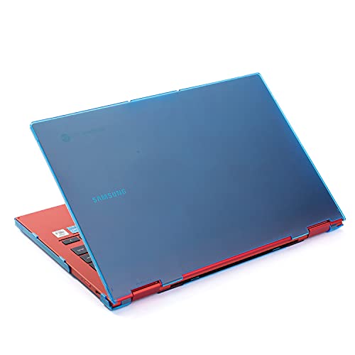 mCover Case Compatible for 2021~2022 13.3' Samsung Galaxy Chromebook 2 XE530QDA Series Laptop Computers ONLY (NOT Fitting Any Other Samsung Models) - Aqua
