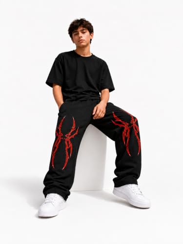 Generic Boys Baggy Cargo Pants Black Classic Black - Image 4