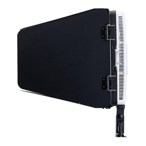 Image of amaran Pano 120c Barn Doors for Pano 120c Panel Light (Black)