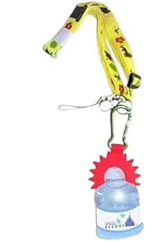 【レトロ】ディズニー　ネックストラップ　ペットボトルホルダー付 レトロ】ディズニー ネックストラップ ペットボトルホルダー付