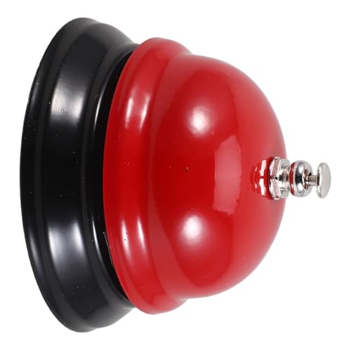 SEWACC Sonnette de Service Manuelle Rouge Cloche d'Appel pour Restaurant et Bureau Appareil d'Appel sans Fil pour Tables Buzzer Interactif pour Jeux et...