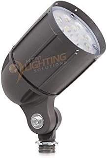 12-Watt LED Bullet Flood Light for 120 Volt Outdoor Landscape Lighting, 1480 lm