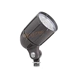 12-Watt LED Bullet Flood Light for 120 Volt Outdoor Landscape Lighting, 1480 lm, Bronze, 70W MH Equa