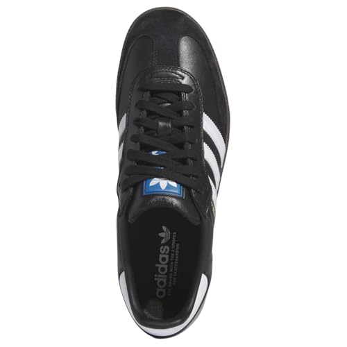 Image of adidas Men's Samba ADV Skate Shoes - Core Black /Cloud White /Gum, Size: 11.5
