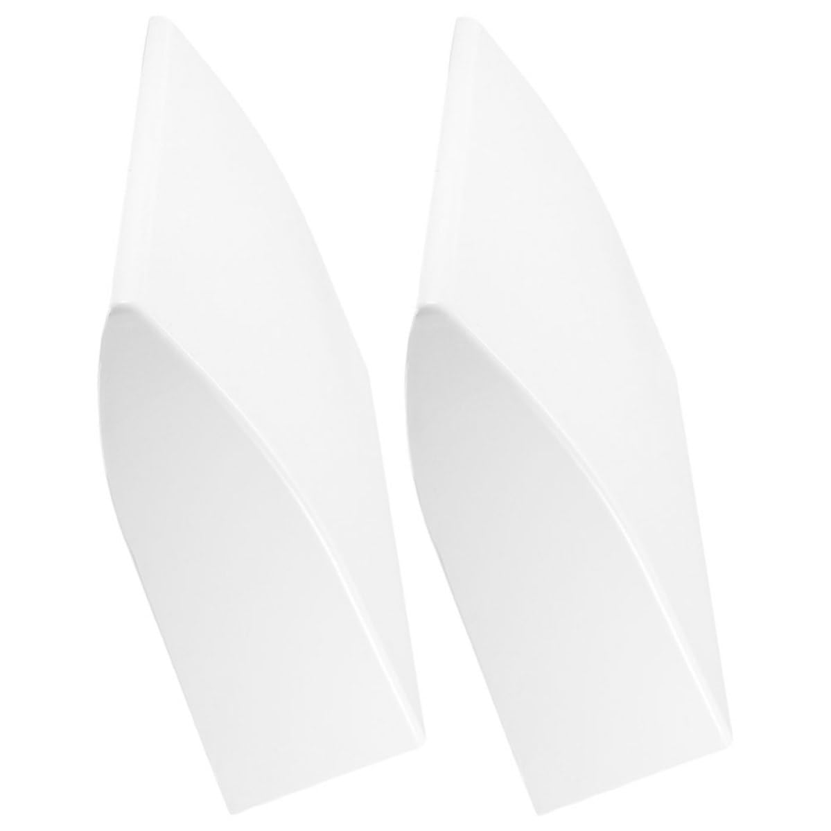 2 Piezas Cubierta de Estaciones de Carga ABS para Exterior Blanco