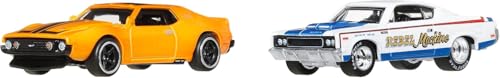 Hot Wheels Premium 2 Pack - 71 AMC Javelin / AMC Level Machine miniatura 6