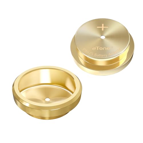 eTone 2pcs Brass Metal Battery Adapter for Older Film Camera Exposure Meters MR9 PX625 PX13
