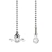 Ceiling Fan Pull Decorative Ornaments, Set of 2, 6 Inch