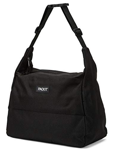 Packit, Lunch Bag Freezable Hobo Black