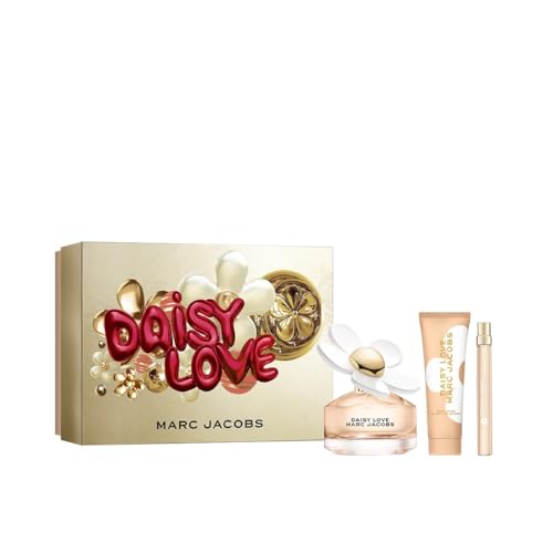 Marc Jacobs Daisy Love 3.3 fl. Oz EDT + 0.3 fl. Oz EDT + 2.5 fl. Oz Body Lotion 3-pc Set (Holiday FY26)