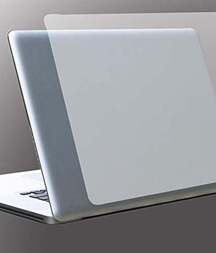 Image of Anjo Laptop Trackpad and Backside Lid Full Body Skin Sticker Lamination Cover, Easily Apply & Removable & Reusable Qualities, Suitable for All Brand Size Upto 15.6 Inch Laptops, Transparent-Vinyl
