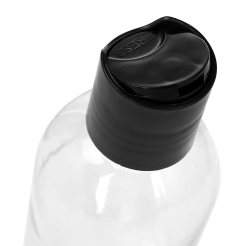 40 PCS 8 oz Clear Plastic Empty Bottles with Black Disc Cap, Squeezable Travel Containers, Refillable Empty Lotion Bottles for Shampoo Lotions Shower3