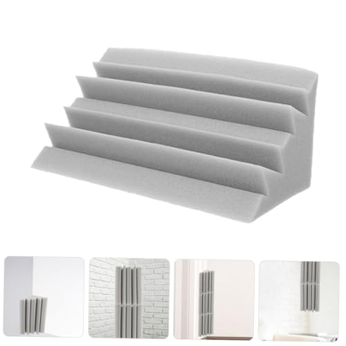Paneles acústicos absorbentes para aislamiento de sonido 6pcs para paredes, trampa de graves de baja frecuencia, alta reducción de ruido, fácil instalación, adecuados para KTV, teatro y estudios de grabación miniatura 7