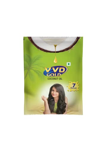 Image of VVD Gold Pure Coconut Oil - 250ml pouch (Pack of 5) | Retail Pack | Thengai Ennai