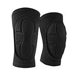 Vaveren 2 Pieces Knee Pads Sports Patella Support Non Slip Easy to Wear Knee Brace Anti Collision for Workout Cycling Fitness Dancers, M