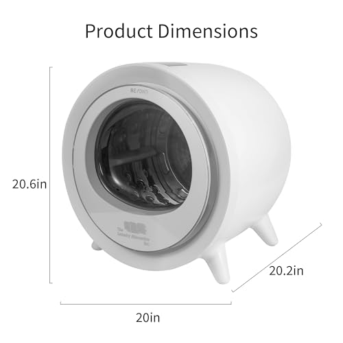 Beyond AI Portable Compact Lightweight Tumble Dryer (White) - Thumbnail 4