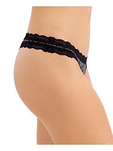 Jenni Womens Leopard Print Lace Trim Thong Panty Gray Xxl #TOP2