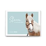  Panneau d\'étable personnalisé (20x15 cm, Bleu)