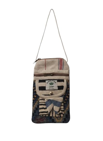 Image of Women Stylish Crossbody Sling Bag Comes with Flap Closure & Durable Polyester Design Multi-Pocket Design, Adjustable Strap(Handmade Passport Pouch)