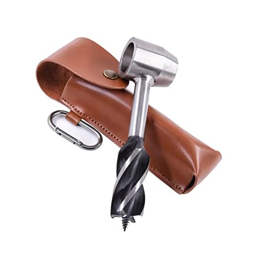 Herramienta de supervivencia para colonos Bushcraft, llave manual de barrena, clavija de taladro de madera de ojo escocés y fabricante de agujeros de mano para acampar, al aire libre, Bushcrafting