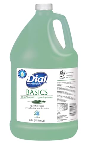 Dial Professional Basics Hypoallergenic Liquid Hand Soap 1 Gallon Refill Bottle 128 Fl Oz