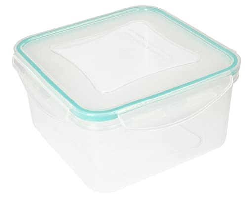 KOTARBAU® Recipiente de plástico para comida, 2000 ml, Fiambrera, Contenedor cuadrado, Tupper para almacenamiento de alimentos, Taper, Cierre hermético