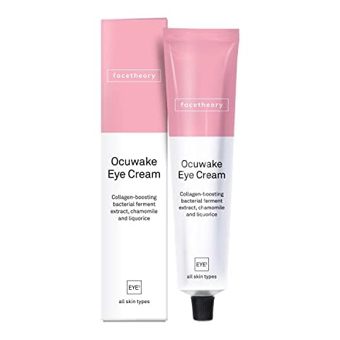 facetheory Ocuwake Eye Cream - Anti Wrinkle Eye Cream with Vitamin C, Remove Puffy Eyes, Reduce Eye Bags, Brightens Under Eyes, Manufactured Fragrance-Free, Vegan & Cruelty-Free, Made in UK | 30ml Cover