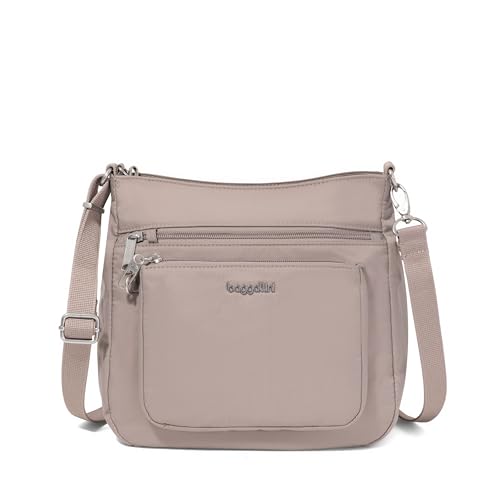 Baggallini Securtex® Anti-theft Northbound Crossbody 10.4"x9.8", RFID, Locking Zippers, Water Repellent