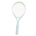 predolo Tennis Racket Featuring Comfortable Grip and Nylon Strings for Beach Practice, Green White