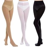 Aaronano Big Girls' Footed Tights 3-Pair-Pack Size XXXL(12-16)